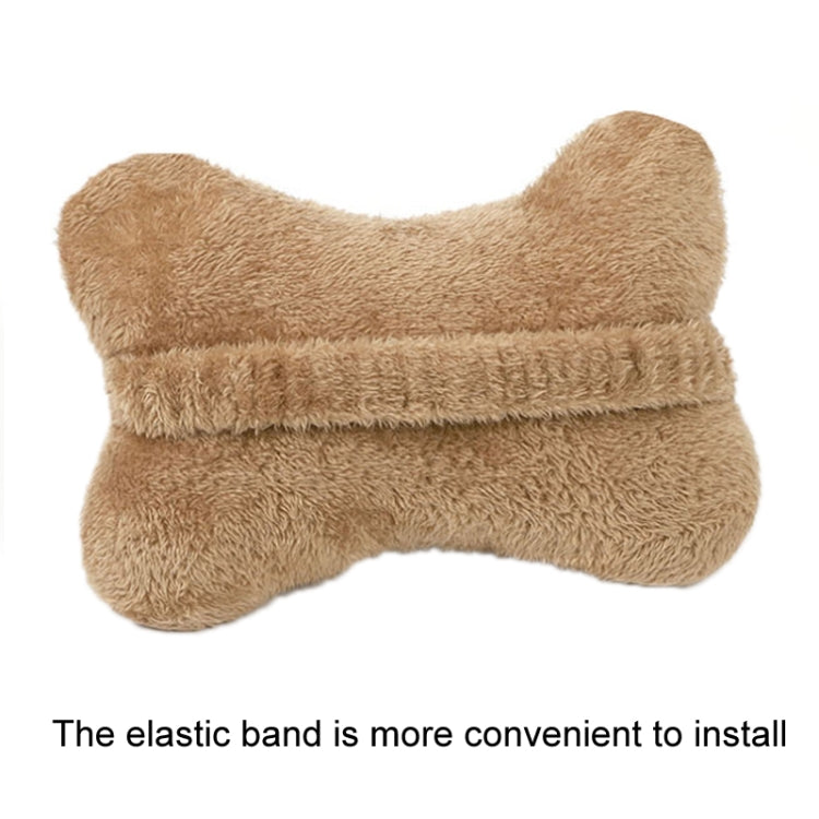 Car Cartoon Bear Plush Seat Upholstery Pillow, Color: Lumbar Pillow Brown - Seat Accessories by PMC TechLife | Online Shopping South Africa | PMC TechLife | Buy Now Pay Later Mobicred