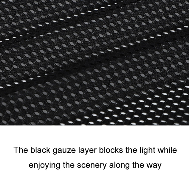 2pcs Car Curtain Sun Protection Mesh Suction Cup Sunshade(Black) - Window Foils & Solar Protection by PMC TechLife | Online Shopping South Africa | PMC TechLife