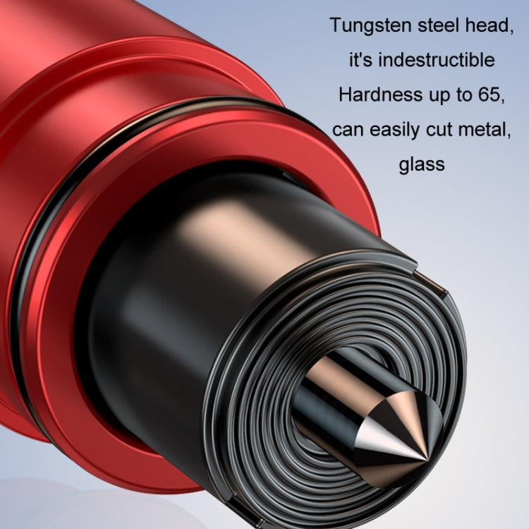 Vehicle-Mounted Multifunctional Broken Window Escape Safety Hammer(Black) - Emergency Hammer by PMC TechLife | Online Shopping South Africa | PMC TechLife | Buy Now Pay Later Mobicred