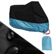 190T Motorcycle Rain Covers Dustproof Rain UV Resistant Dust Prevention Covers, Size: XXL(Black and Light Blue) - Protective Gear by PMC TechLife | Online Shopping South Africa | PMC TechLife | Buy Now Pay Later Mobicred