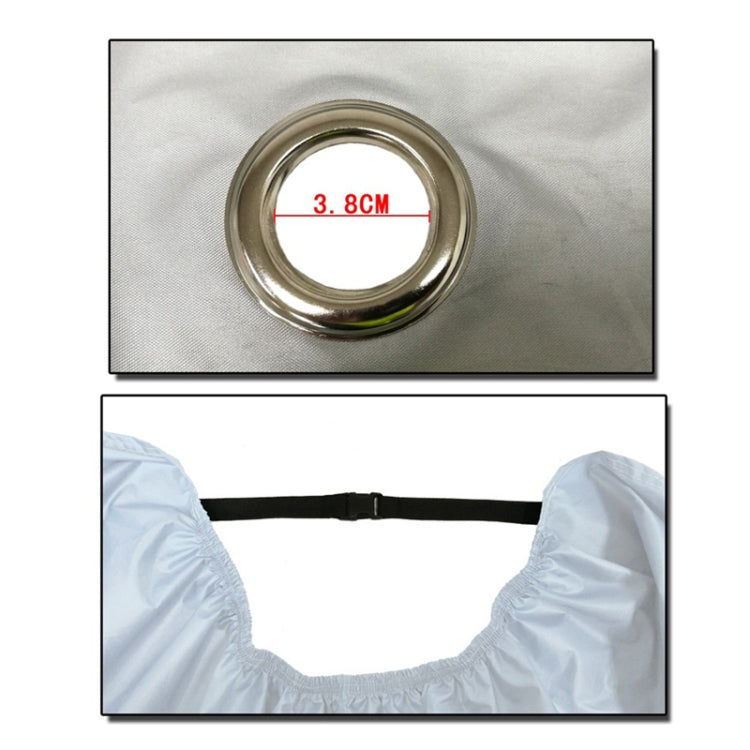 190T Motorcycle Rain Covers Dustproof Rain UV Resistant Dust Prevention Covers, Size: XXXL(Black and Dark Blue) - Protective Gear by PMC TechLife | Online Shopping South Africa | PMC TechLife | Buy Now Pay Later Mobicred