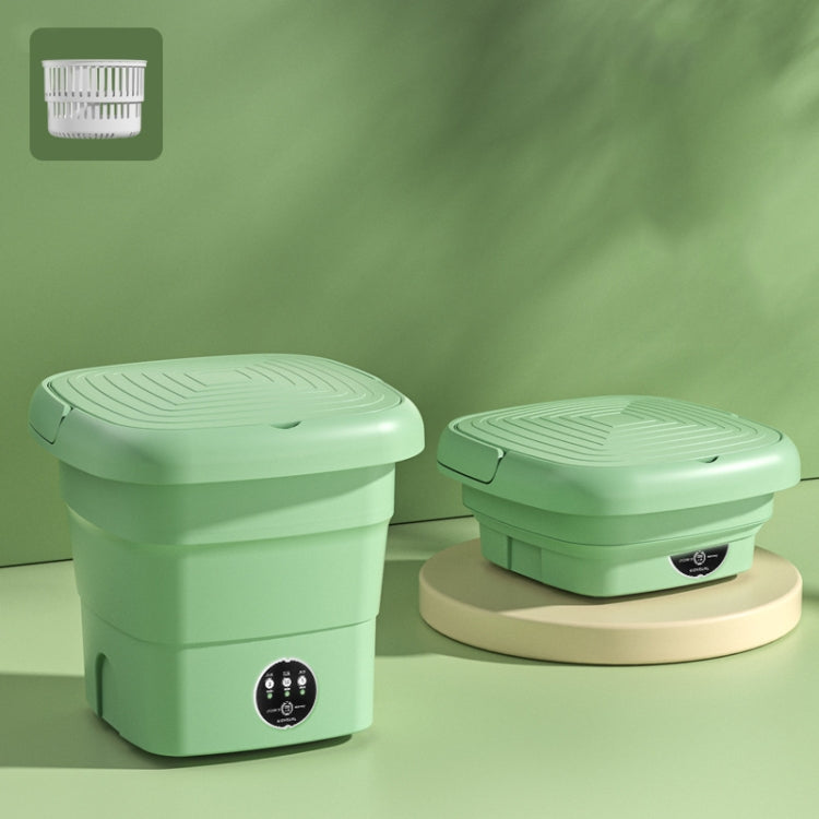 4.5L Mini Portable Folding Household Washing Machine Underwear Washer, Color: Fruit Green(EU Plug) - free shipping - PMC TechLife - Order now!