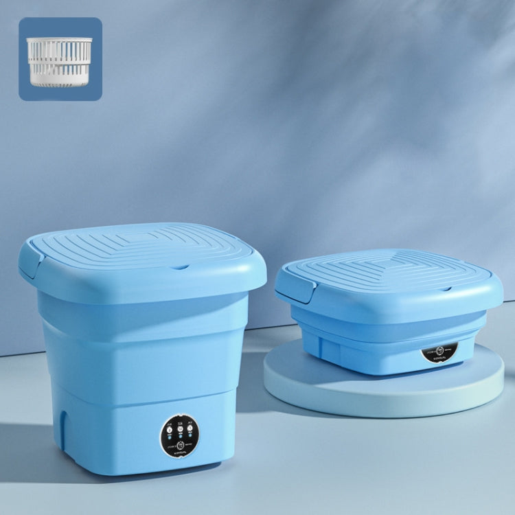 4.5L Mini Portable Folding Household Washing Machine Underwear Washer, Color: Lake Blue(US Plug) - free shipping - PMC TechLife - Order now!