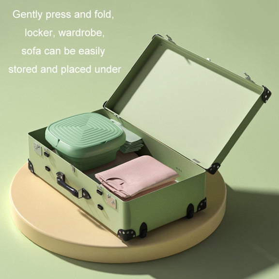 4.5L Mini Portable Folding Household Washing Machine Underwear Washer, Color: Fruit Green(US Plug)