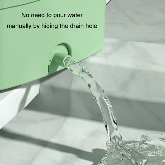 4.5L Mini Portable Folding Household Washing Machine Underwear Washer, Color: Lake Blue(UK Plug)