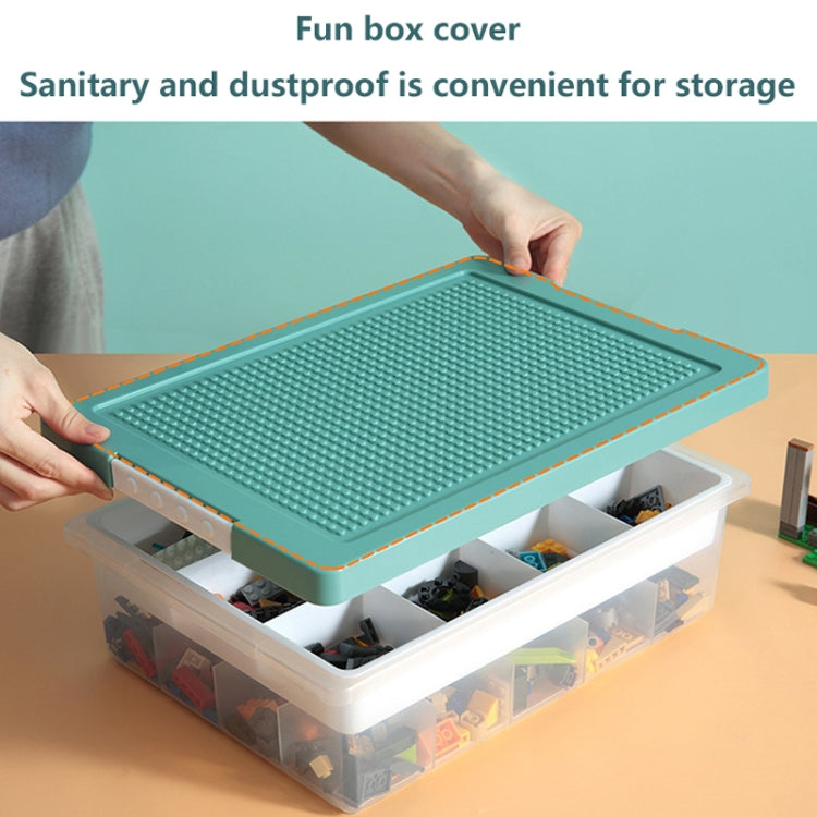 Children Toy Parts Building Blocks Storage Box(Yellow) - Storage Boxes by PMC TechLife | Online Shopping South Africa | PMC TechLife