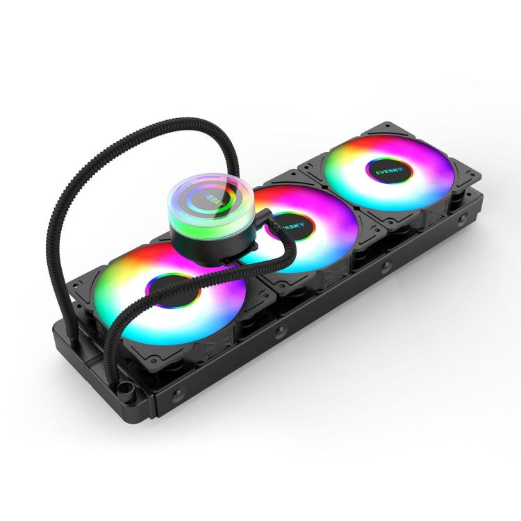 EVESKY  Water Cooler Cpu Fan RGB Fan Liquid Heatsink Integrated Radiator, Spec: 360mm - free shipping - PMC Jewellery - Order now!