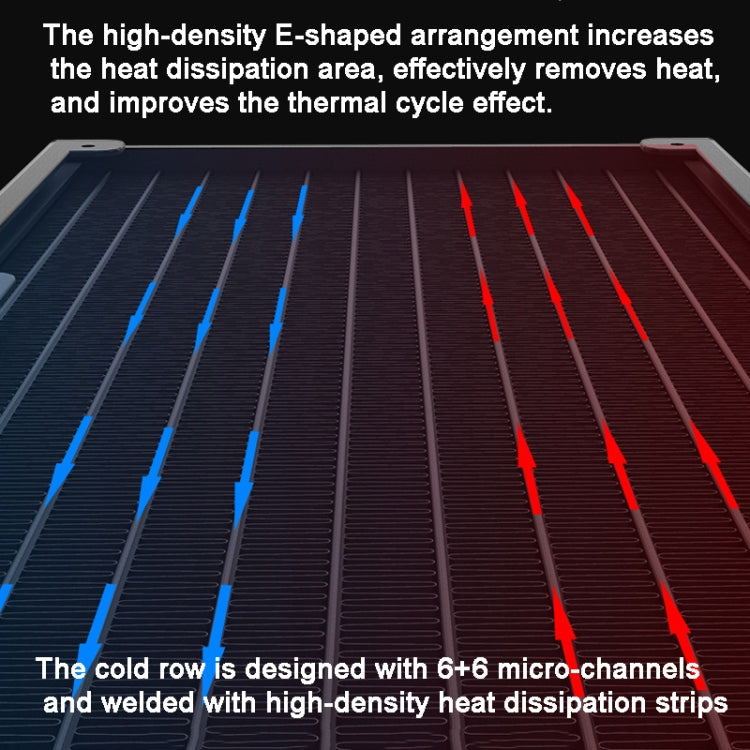 EVESKY  Water Cooler Cpu Fan RGB Fan Liquid Heatsink Integrated Radiator, Spec: 360mm - free shipping - PMC Jewellery - Order now!