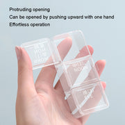 24 Grid Large Capacity Sealing Pills Case 3 Times A Day 7 Day Medicine Organizer Box(Blue)