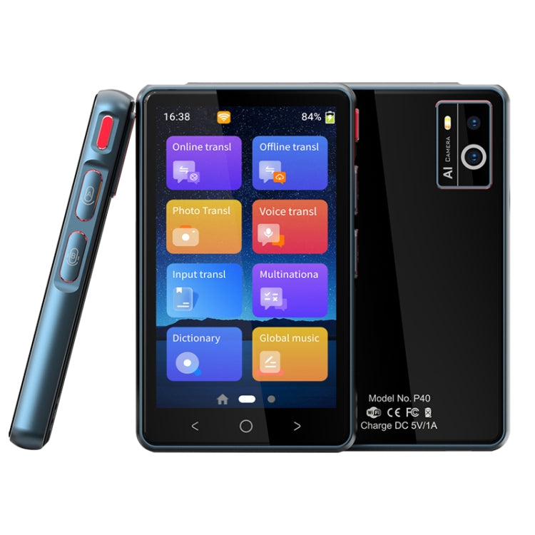 P40 Multi-country Smart Translator Simultaneous Interpretation Photo Offline Translation Recording to Translation(White) -  by PMC TechLife | Online Shopping South Africa | PMC TechLife | Buy Now Pay Later Mobicred