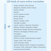 P40 Multi-country Smart Translator Simultaneous Interpretation Photo Offline Translation Recording to Translation(White)