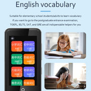 F6 Translation Machine 139 Languages Interpreted Online Translation 14 Camera Translator Recording Contemporary Interpretation(Black)