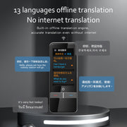 F6 Translation Machine 139 Languages Interpreted Online Translation 14 Camera Translator Recording Contemporary Interpretation(Royal Blue)
