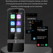 F6 Translation Machine 139 Languages Interpreted Online Translation 14 Camera Translator Recording Contemporary Interpretation(Black)