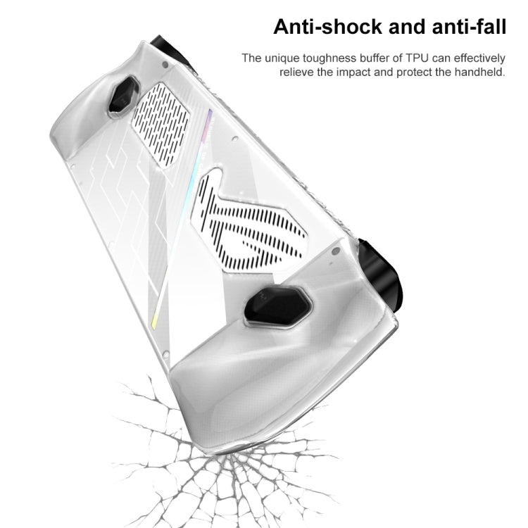 For ASUS Rog Ally Game Console All-in-one TPU Soft Protective Case(Transparent) - Cases by PMC Jewellery | Online Shopping South Africa | PMC Jewellery | Buy Now Pay Later Mobicred