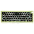 67 Keys Three-mode Customized DIY With Knob Mechanical Keyboard Kit Supports Hot Plug RGB Backlight, Color: Green - free shipping - PMC TechLife - Order now!