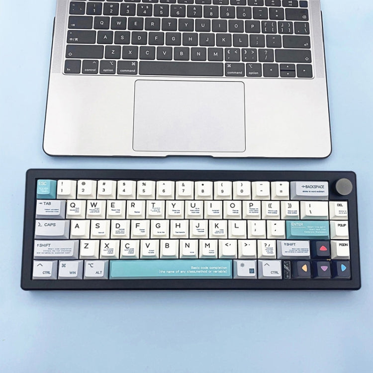 67 Keys Three-mode Customized DIY With Knob Mechanical Keyboard Kit Supports Hot Plug RGB Backlight, Color: Green