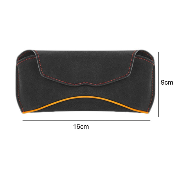 Car Sun Visor Multifunctional Glasses Case Card Storage Bracket(Black)