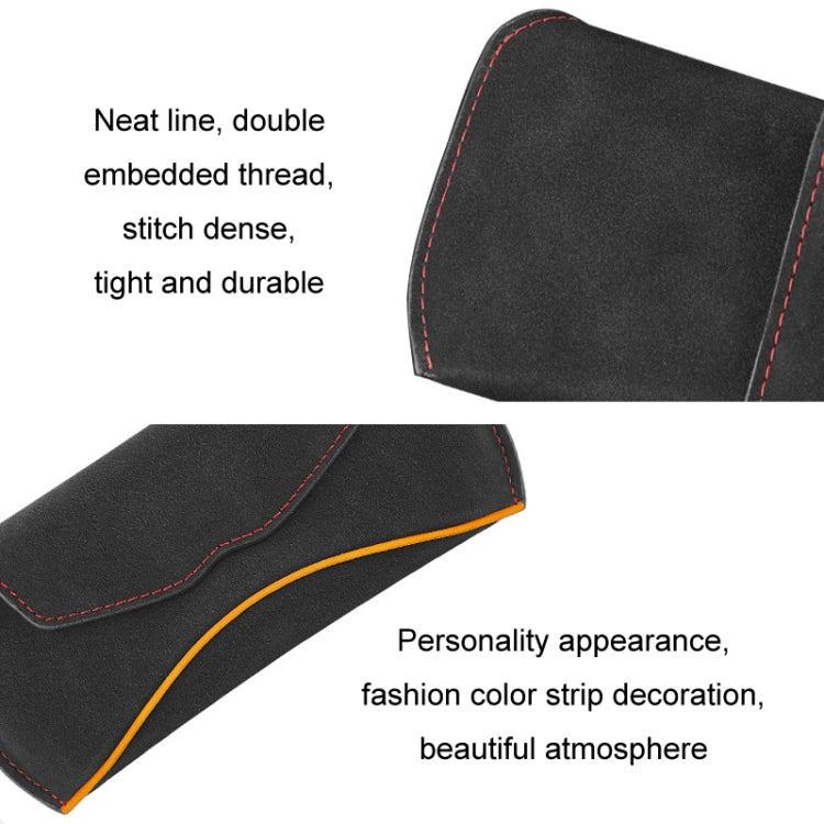 Car Sun Visor Multifunctional Glasses Case Card Storage Bracket(Beige) - Sunglasses & Glasses Clips by PMC TechLife | Online Shopping South Africa | PMC TechLife | Buy Now Pay Later Mobicred