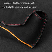 Car Sun Visor Multifunctional Glasses Case Card Storage Bracket(Mocha Brown)