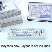 148 Keys MDA Height 5-sided Heat Rise PBT Mechanical Keyboard Keycaps(Green)
