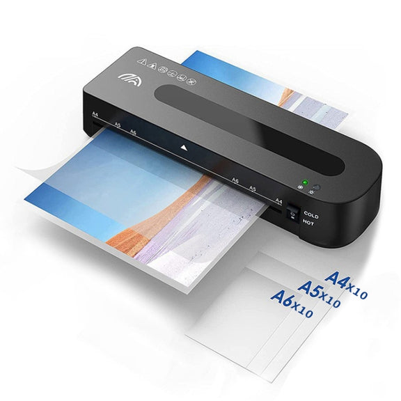 FN333 A4 Photo Laminating Machine With Hot And Cold Mode, Size: Set 2(UK Plug)