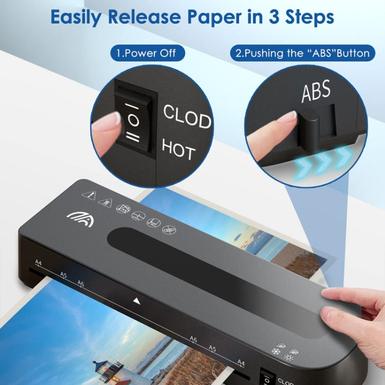 FN333 A4 Photo Laminating Machine With Hot And Cold Mode, Size: Set 4(US Plug) - free shipping - PMC Jewellery - Order now!