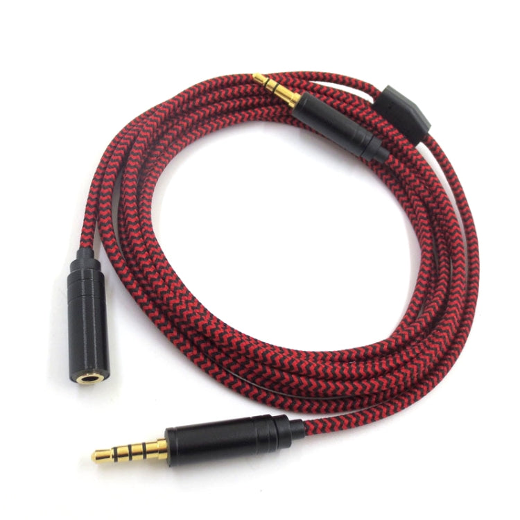 3.5mm Voice Party Live Recording Audio Cable Mobile Game Projection Computer Chat Link Cable(Red Black) - Headset Accessories by PMC TechLife | Online Shopping South Africa | PMC TechLife | Buy Now Pay Later Mobicred