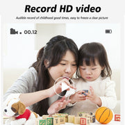 Children Instant Camera Mini Thermal HD Printer Video Photo Digital Camera, Spec: Standard  Blue