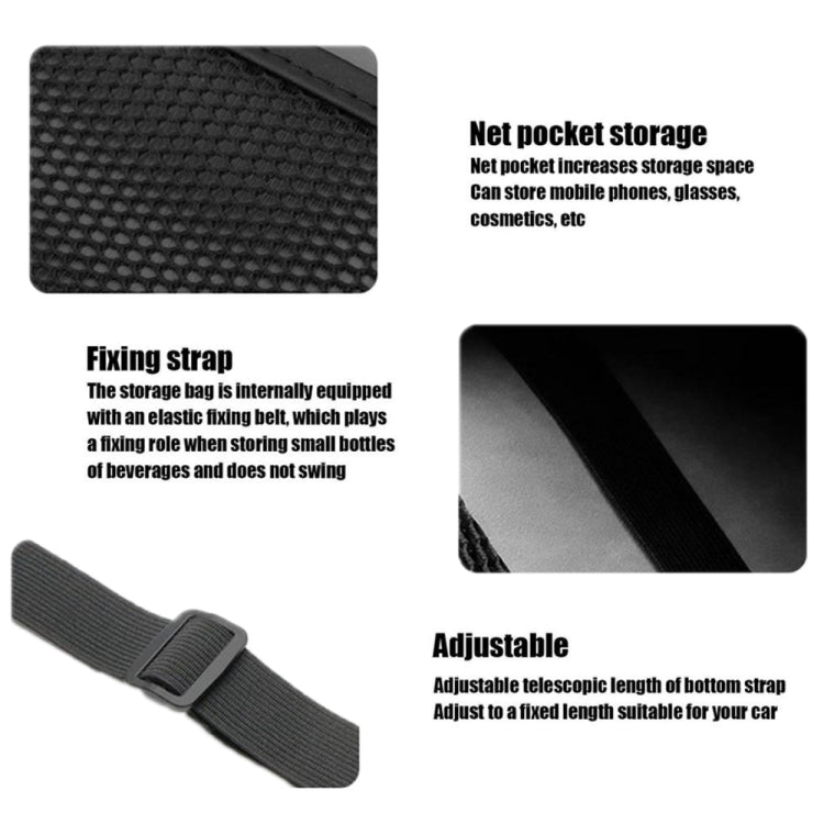 Car Seat Leather Multifunctional Tissue Water Cup Storage Hanging Bag(Brown) - Stowing Tidying by PMC TechLife | Online Shopping South Africa | PMC TechLife | Buy Now Pay Later Mobicred