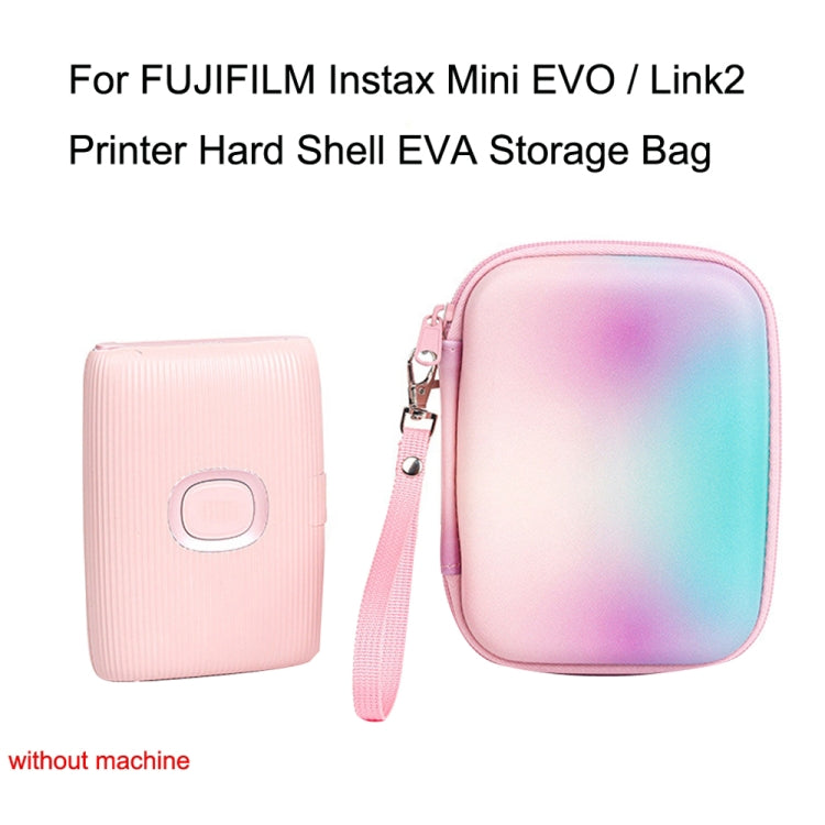 For FUJIFILM Instax Mini EVO / Link2 Printer Hard Shell EVA Storage Bag(Gradient Color) - Backpack by PMC Jewellery | Online Shopping South Africa | PMC Jewellery | Buy Now Pay Later Mobicred