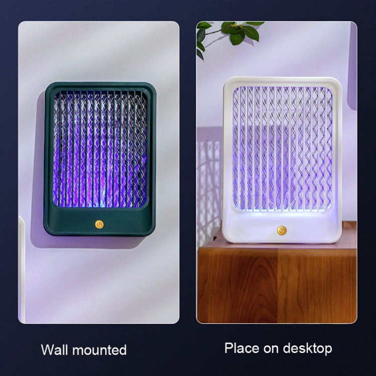 Household USB Wall Mounted Mosquito Killer Lamp, Style: Charge and Plug Dual-Use Green - Repellents by PMC TechLife | Online Shopping South Africa | PMC TechLife | Buy Now Pay Later Mobicred