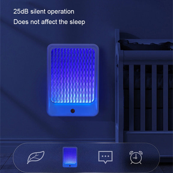 Household USB Wall Mounted Mosquito Killer Lamp, Style: Charge and Plug Dual-Use White