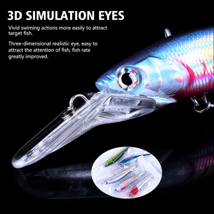 HENGJIA 18cm 41g Sinking Floating Minnow Fishing Lure Long Tongue Lure Bait(2) - Fishing Lures by HENGJIA/ | Online Shopping South Africa | PMC TechLife | Buy Now Pay Later Mobicred