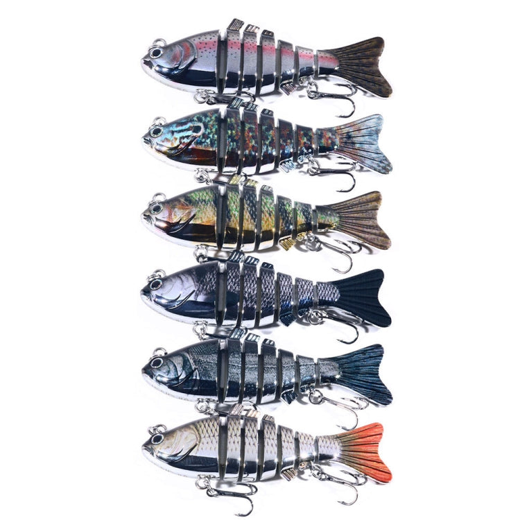 HENGJIA 10cm 24g Bionic Multi-Section Fish Bait Plastic Electroplating Fake Bait(3) - Fishing Lures by HENGJIA | Online Shopping South Africa | PMC TechLife | Buy Now Pay Later Mobicred