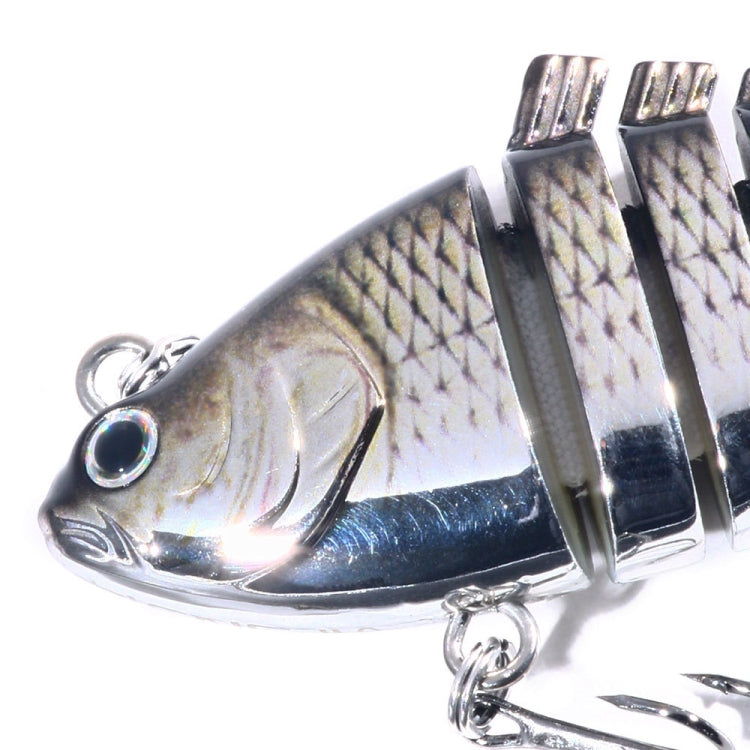HENGJIA 10cm 24g Bionic Multi-Section Fish Bait Plastic Electroplating Fake Bait(6) - free shipping - PMC TechLife - Order now!
