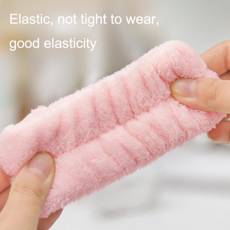6pcs Washing Anti-Humidity Washing Face Wrist Strap Sports Sweat-Wiping Bracelet Sweat-Absorbing Sleeve(White)