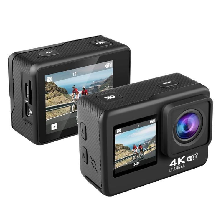 WIFI Color Dual-Screen HD 4K Video Outdoor Water-resistant Sports Camera(AT-Q60AR)