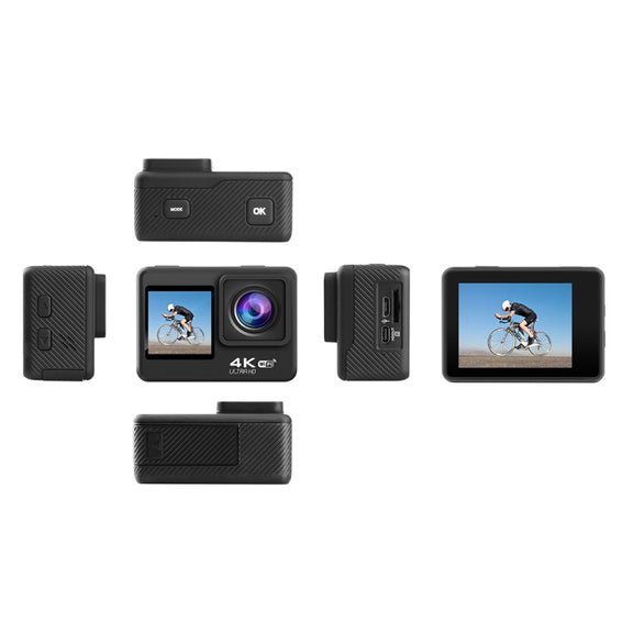 WIFI Color Dual-Screen HD 4K Video Outdoor Water-resistant Sports Camera(AT-Q60AR)