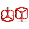 WEST BIKING 3 Bearings Ultralight Carbon Fiber Bushing Mountain Bike Pedal(Red) - free shipping - PMc TechLife - Order now!