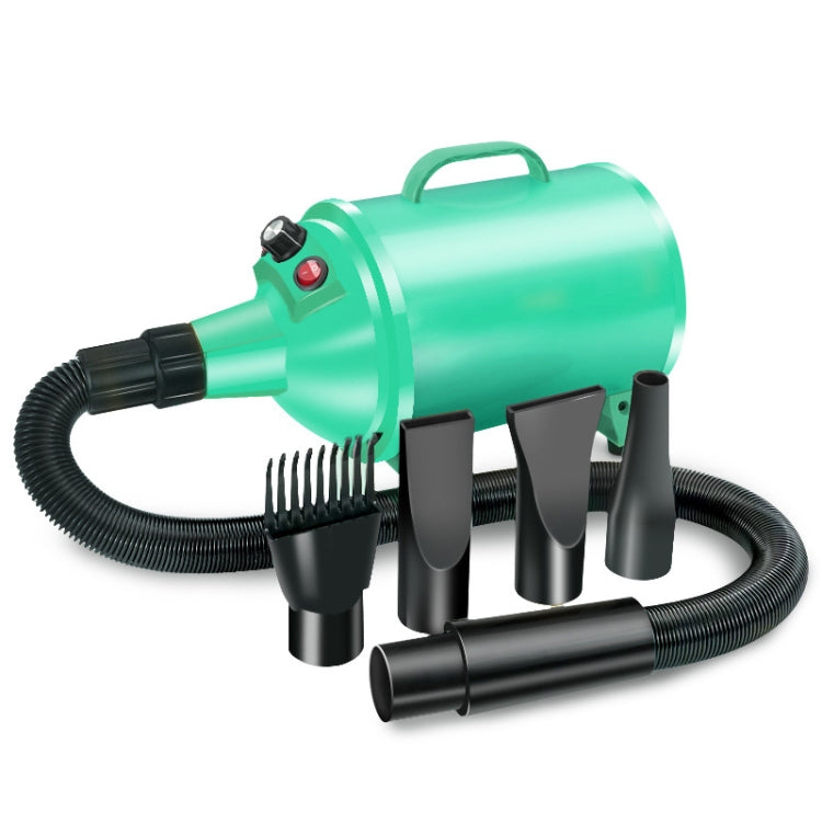 2100W Dog Dryer Stepless Speed Pet Hair Blaster Pet Water Blower 220V UK Plug(Green) - Grooming by PMC TechLife | Online Shopping South Africa | PMC TechLife | Buy Now Pay Later Mobicred