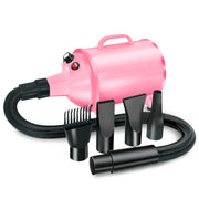 2100W Dog Dryer Stepless Speed Pet Hair Blaster Pet Water Blower 220V AU Plug(Pink)