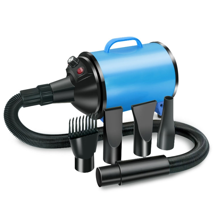 2100W Dog Dryer Stepless Speed Pet Hair Blaster Pet Water Blower 220V AU Plug(Black and Blue) - Blower & Drying by PMC TechLife | Online Shopping South Africa | PMC TechLife | Buy Now Pay Later Mobicred