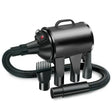 2100W Dog Dryer Stepless Speed Pet Hair Blaster Pet Water Blower 110V US Plug(Pure Black) - Blower & Drying by PMC TechLife | Online Shopping South Africa | PMC TechLife | Buy Now Pay Later Mobicred