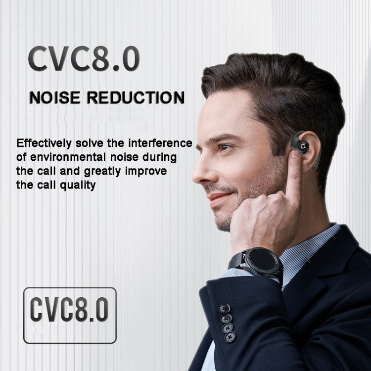 K23  TWS Hanging Ear Earphones Air Conduction Bluetooth Headset(Green)