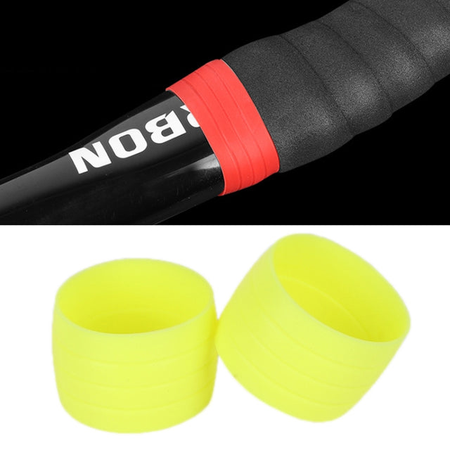 WEST BIKING 2pairs Road Bike Handlebar With Retaining Ring Brake Cable Protector(Yellow)