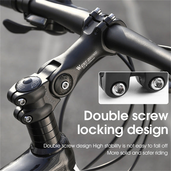 WEST BIKING Mountain Bike Adjustable Handlebar Angle Riser Handlebar Lift Accessories 25.4x100mm