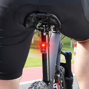 WEST BIKING Mini Bicycle Two-color Tail Light Riding Night Warning Light(Black)