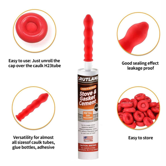 20pcs Glass Glue Nozzle Sealing Cap Leak-proof Sleeve Glass Glue Nozzle Protective Sleeve