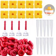 10pcs Glass Glue Nozzle Sealing Cap Leak-proof Sleeve Glass Glue Nozzle Protective Sleeve